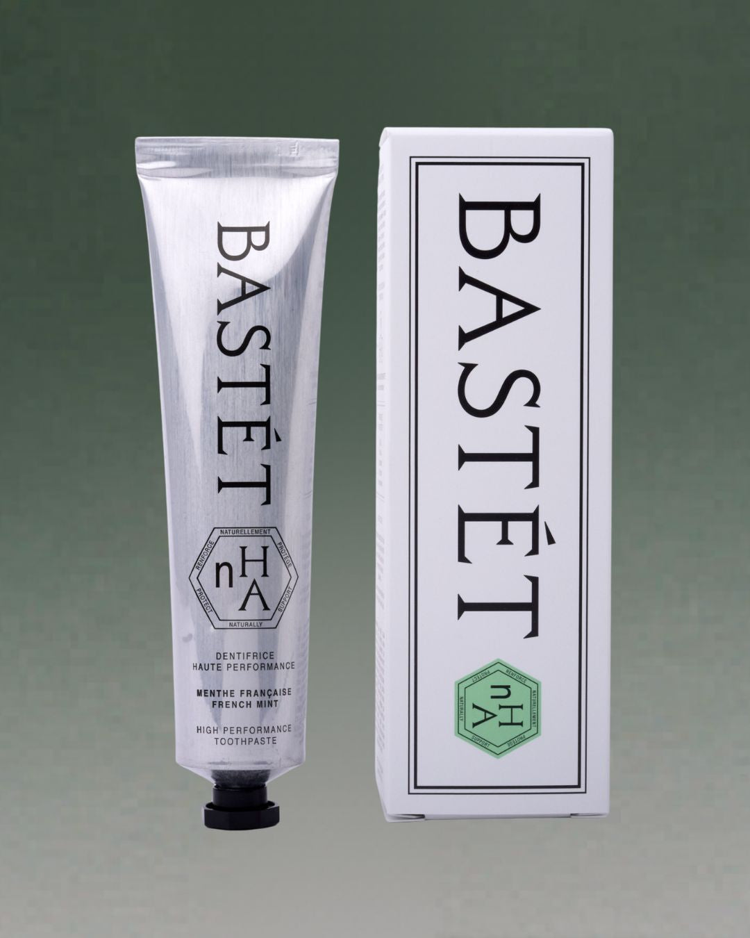Bastét French Mint Toothpaste 90g, fluoride-free and vegan